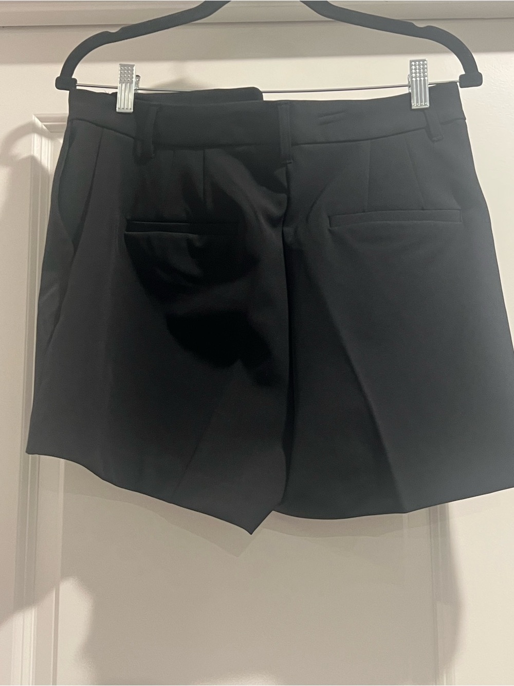 Express Black High-Waist Tailored Shorts